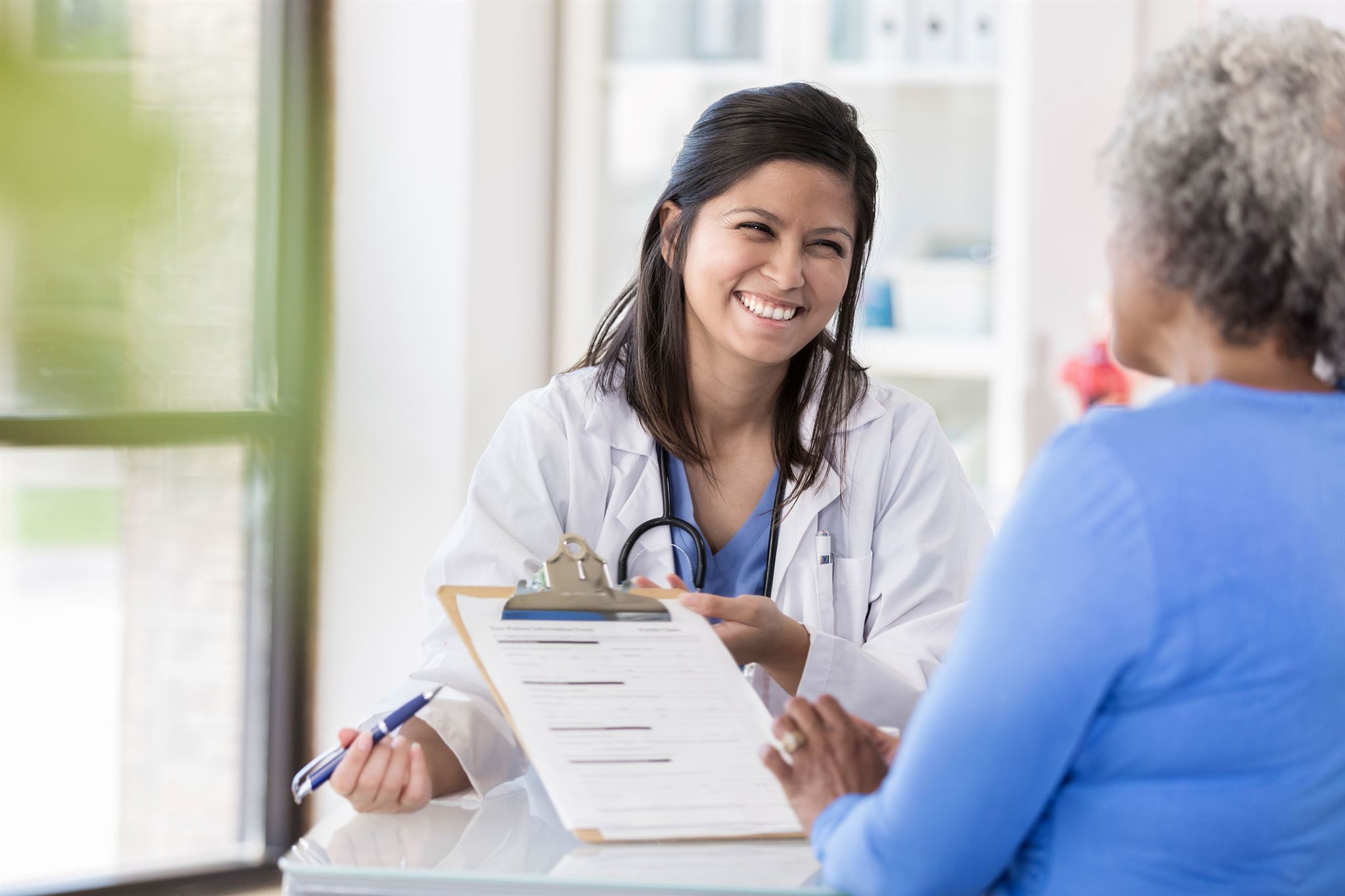 Nursing students in discussion